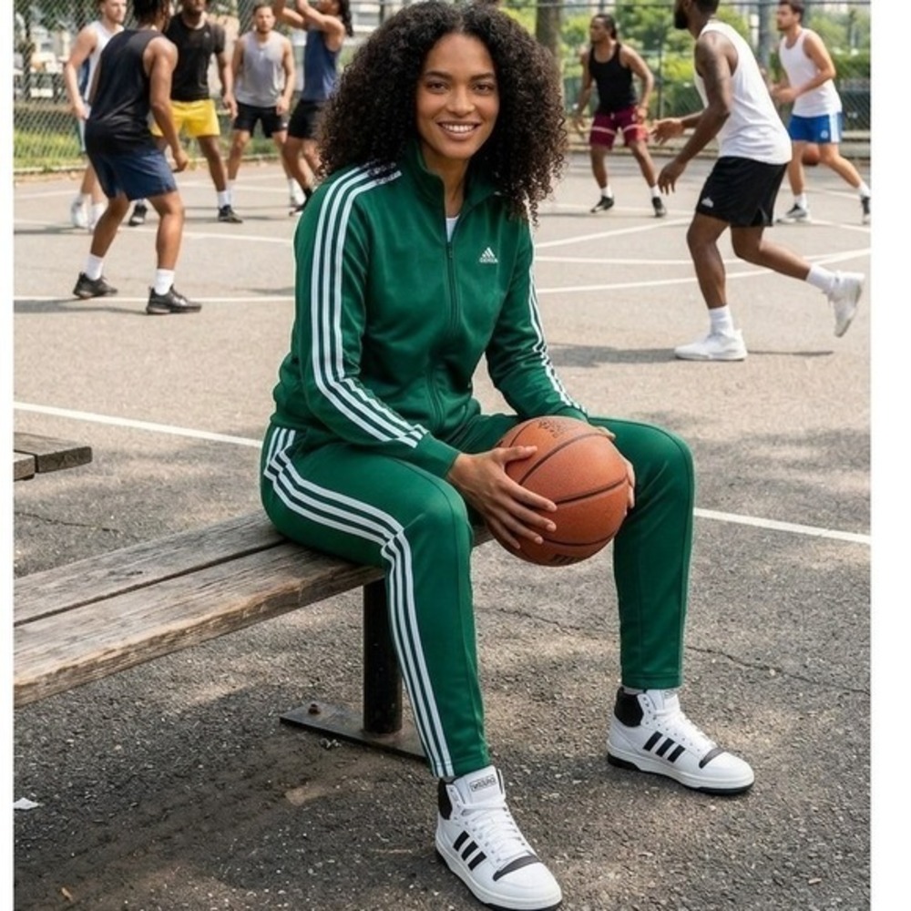 Adidas Break Start Mid Womens 8 Basketball Shoes Black White IH7880